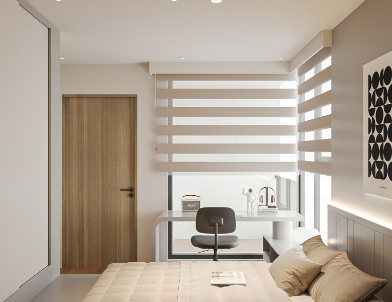 Chú ý màu sắc và hướng sáng của căn hộ 2PN