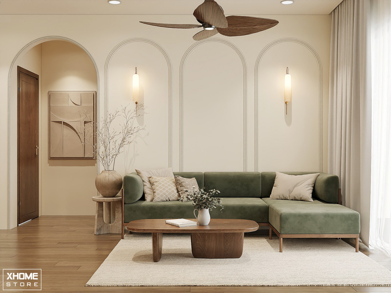 90+ mẫu Thiết Kế Nội Thất Căn Hộ Chung Cư 3 Phòng Ngủ Đẹp 2024 68 Thiết kế nội thất phòng khách của chung cư 3 phòng ngủ