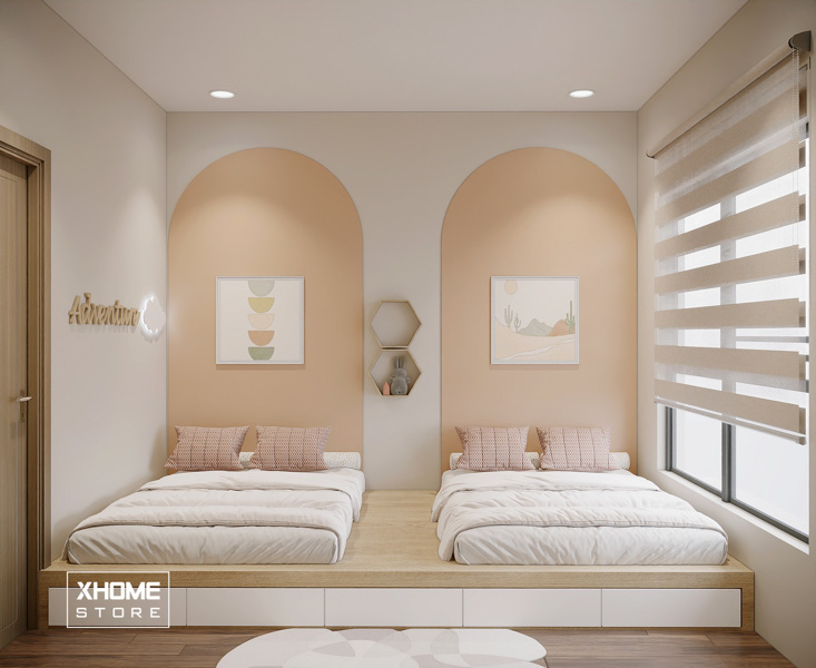 90+ mẫu Thiết Kế Nội Thất Căn Hộ Chung Cư 3 Phòng Ngủ Đẹp 2024 74 Ý tưởng thiết kế phòng ngủ trẻ em