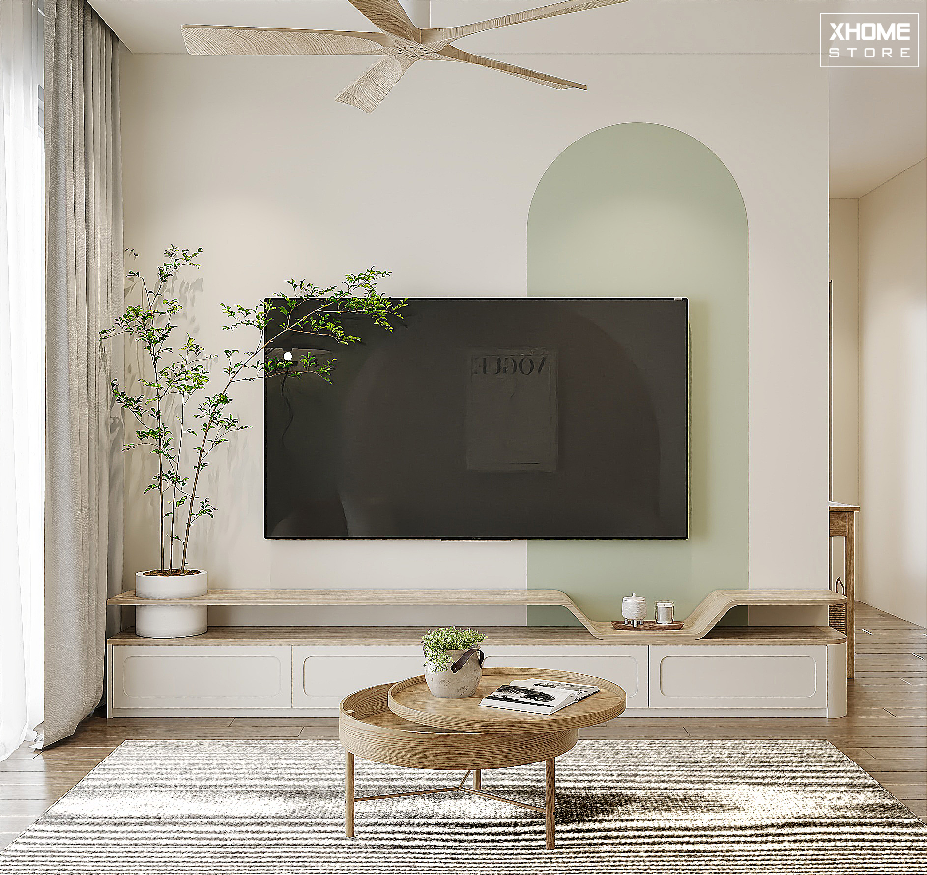 Thiết kế nội thất chung cư 60m2 đẹp, tối ưu không gian 9 Thiết kế nội thất chung cư 60m2