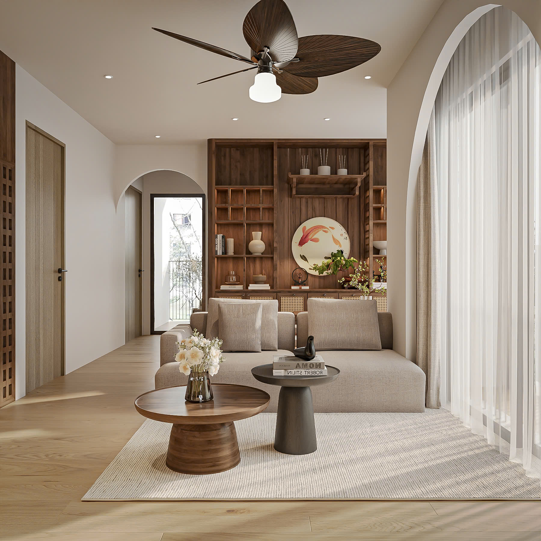 Thiết kế nội thất chung cư 60m2 đẹp, tối ưu không gian 15 Thiết kế nội thất chung cư 60m2
