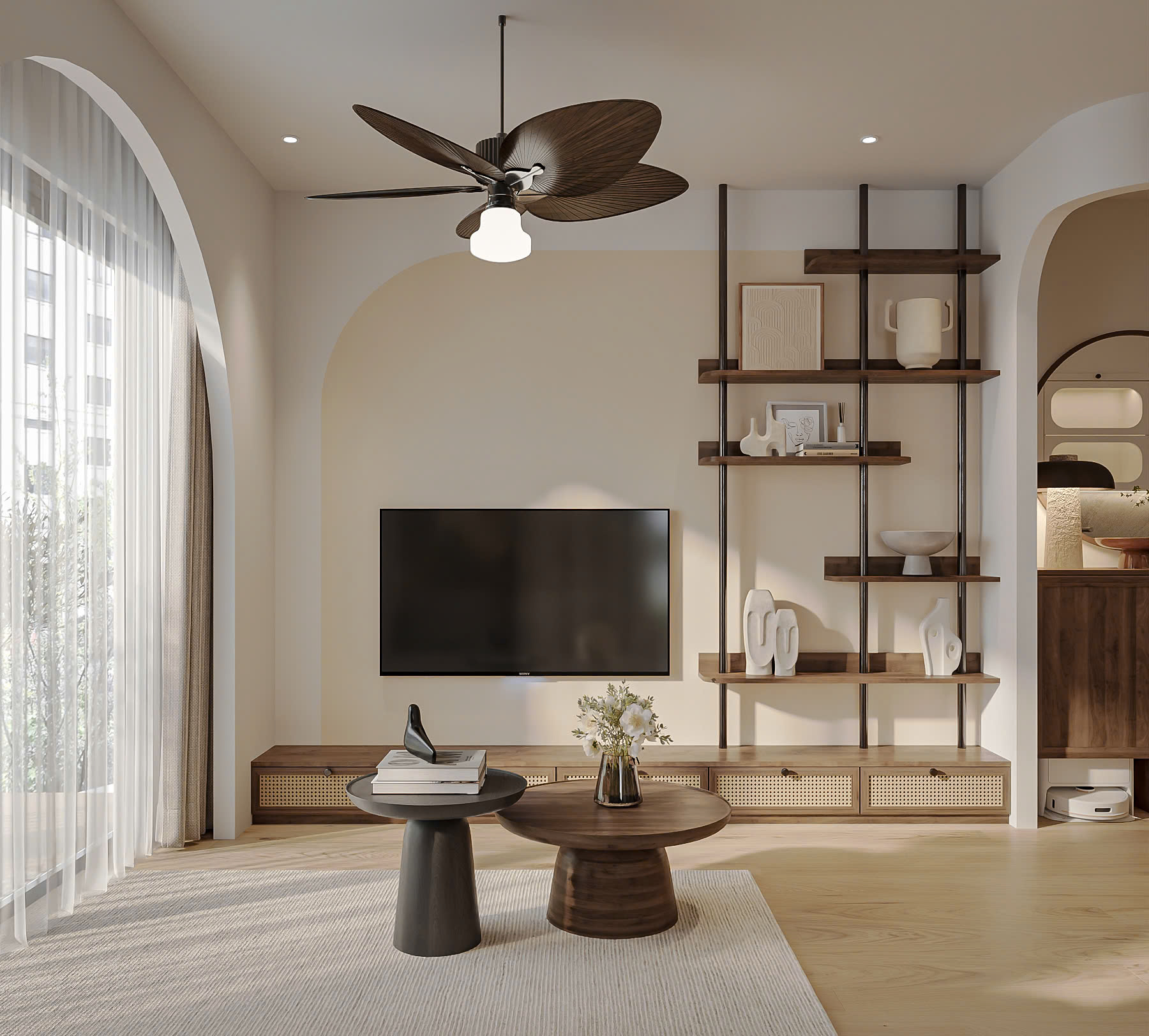 Thiết kế nội thất chung cư 60m2 đẹp, tối ưu không gian 13 Thiết kế nội thất chung cư 60m2