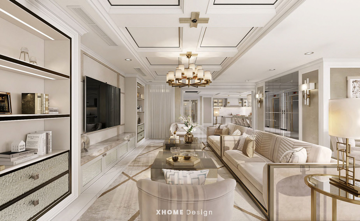 Thiết Kế Nội Thất Chung Cư Luxury