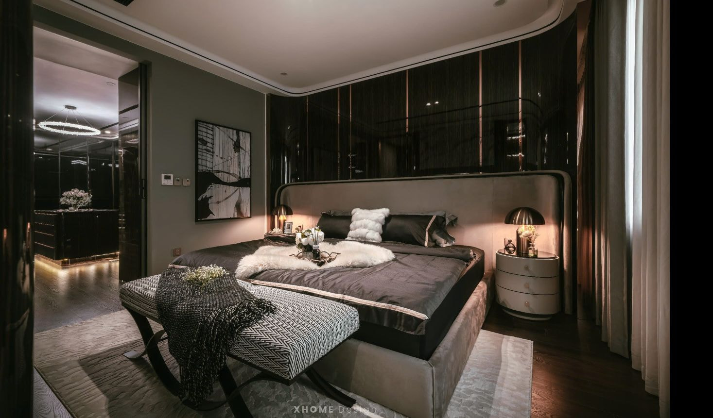 Phong cách nội thất phòng ngủ luxury