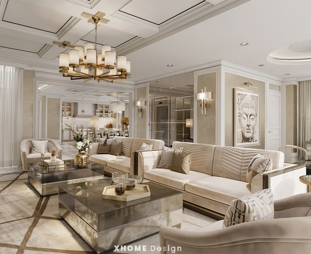 Phong cách nội thất tân cổ điển