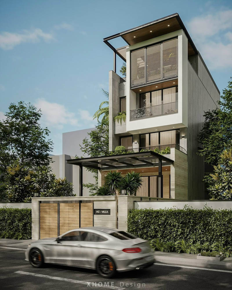 Thiết kế biệt thự hiện đại HC Villa
