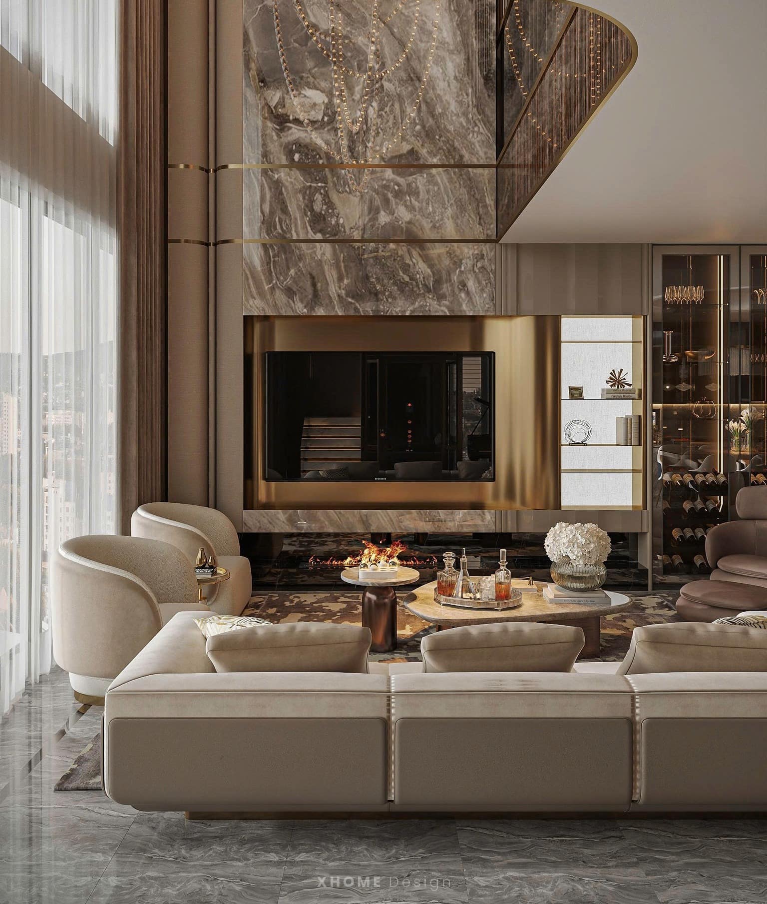 Long Bien House - Dự án thiết kế nội thất Penthouse hiện đại sang trọng