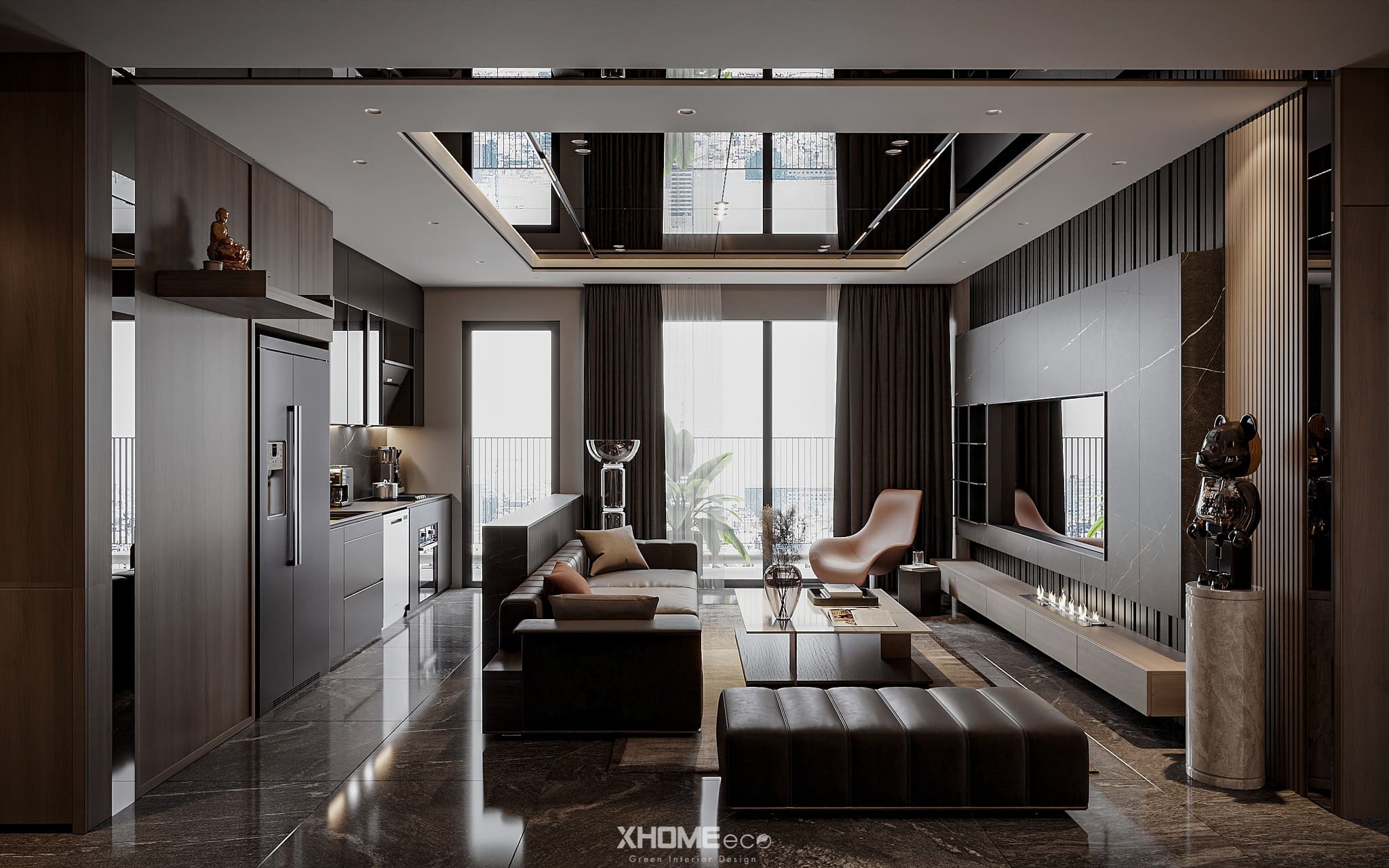 Thiết kế nội thất căn hộ Modern Luxury Vinhomes Metropolis