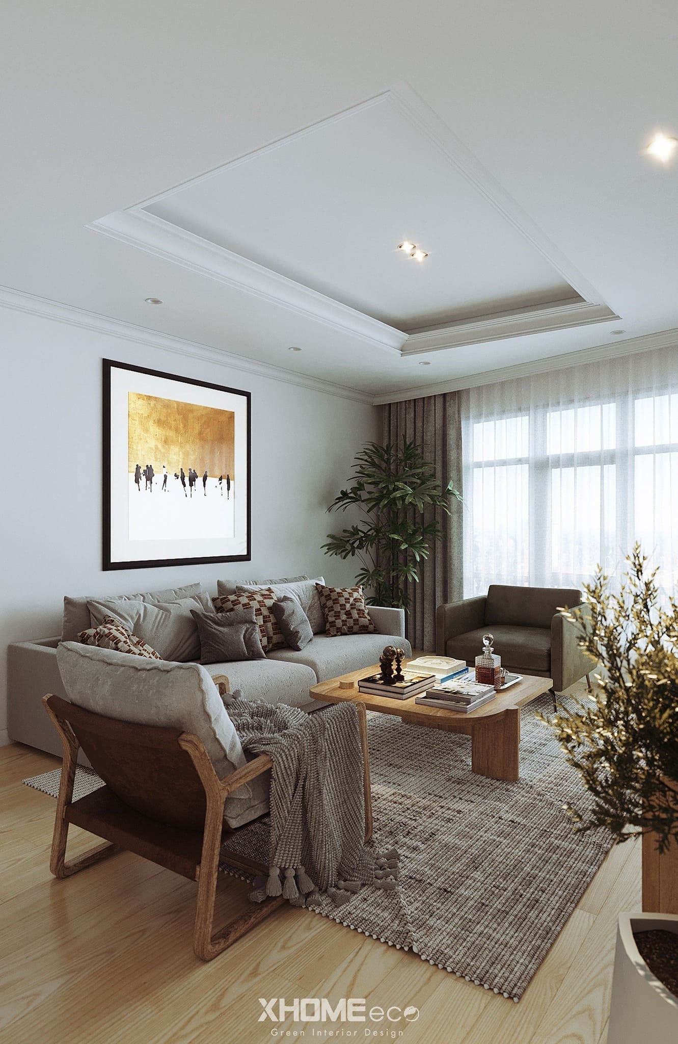 Thiết kế và thi công nội thất căn hộ Sunshine Gardenia