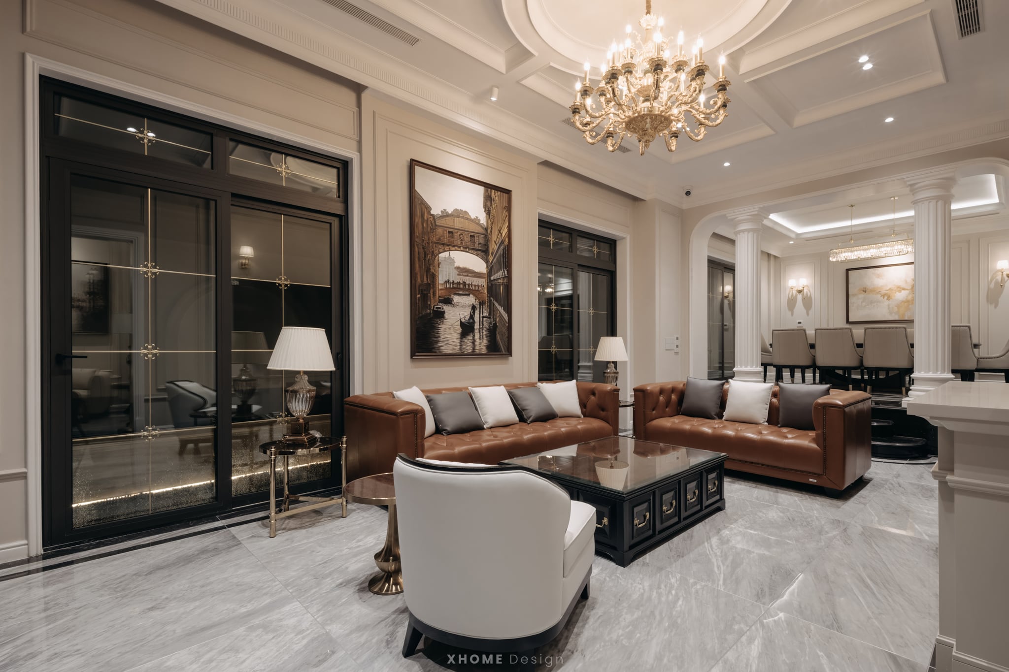 Thi công nội thất biệt thự Quận 7 - Him Lam