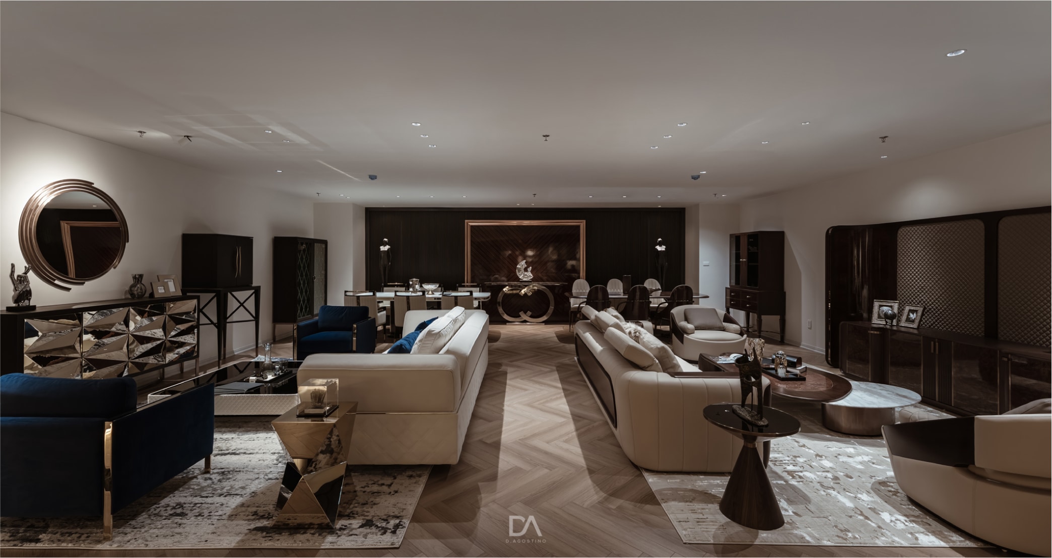 Dịch vụ Thi công Nội thất Showroom trọn gói, chuyên nghiệp, cam kết tiến độ 1 Thi công Showroom nội thất cao cấp DA Gostino