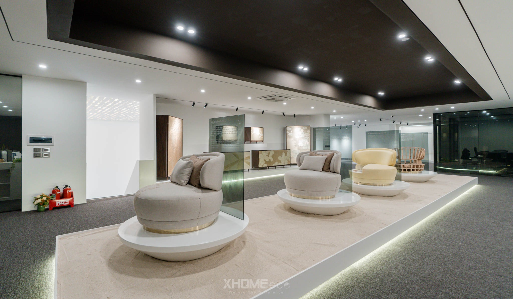 Dịch vụ Thi công Nội thất Showroom trọn gói, chuyên nghiệp, cam kết tiến độ 17 Thi công Showroom nội thất và khu vật liệu XHOME Eco Factory