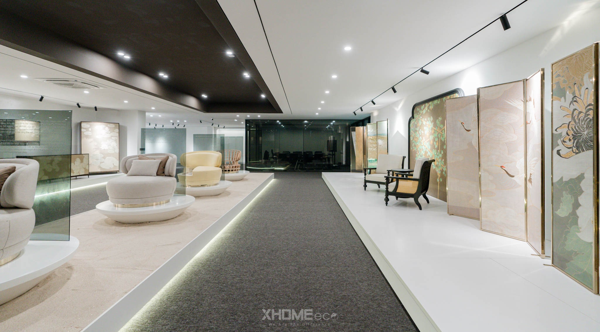 Dịch vụ Thi công Nội thất Showroom trọn gói, chuyên nghiệp, cam kết tiến độ 16 Thi công Showroom nội thất và khu vật liệu XHOME Eco Factory