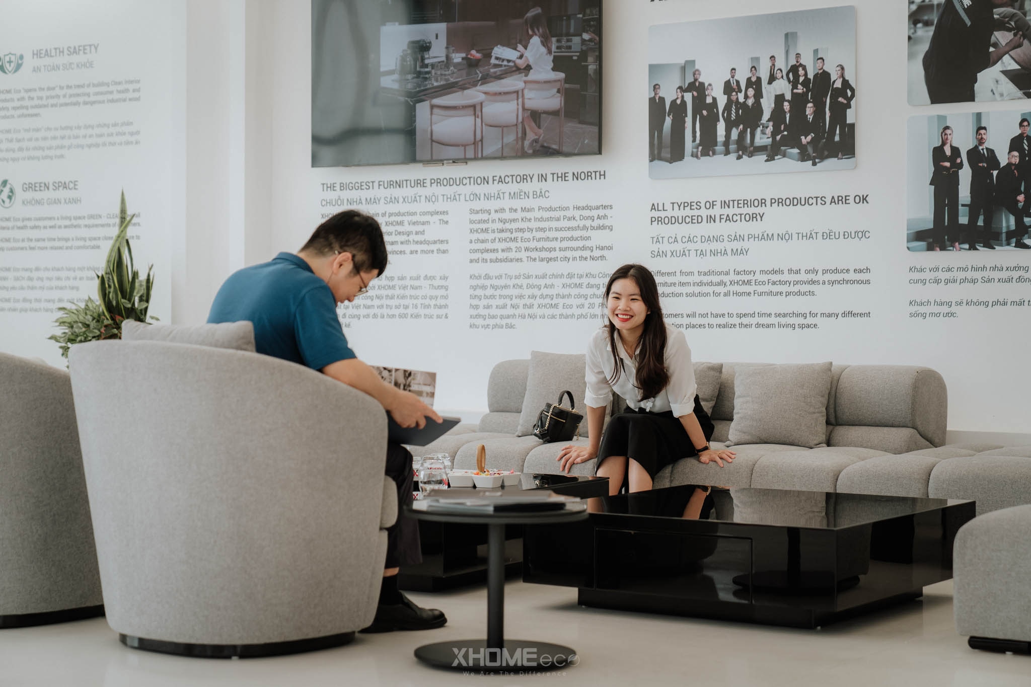 Dịch vụ Thi công Nội thất Showroom trọn gói, chuyên nghiệp, cam kết tiến độ 10 Thi công Showroom nội thất và khu vật liệu XHOME Eco Factory