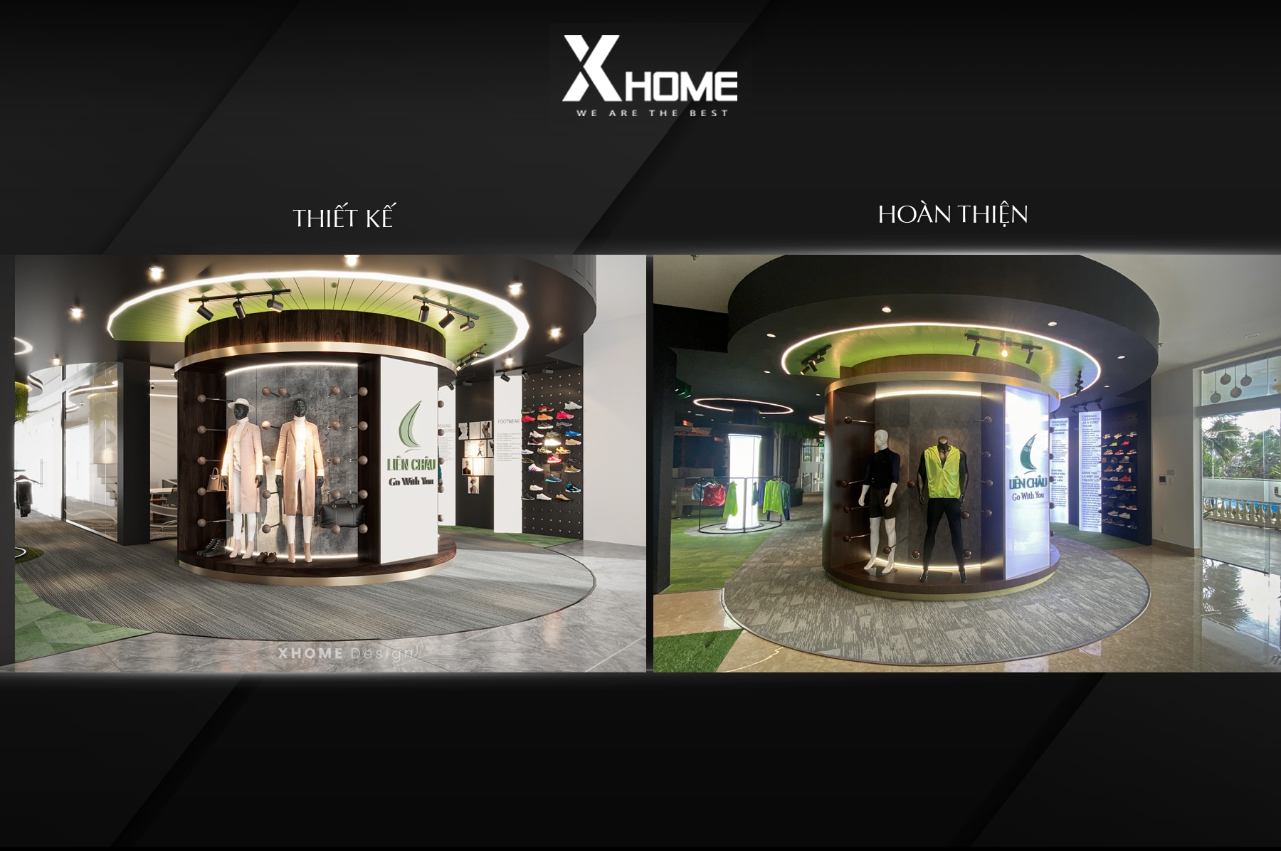 Dịch vụ Thi công Nội thất Showroom trọn gói, chuyên nghiệp, cam kết tiến độ 6 Thi công nội thất showroom cty Dệt Liên Châu