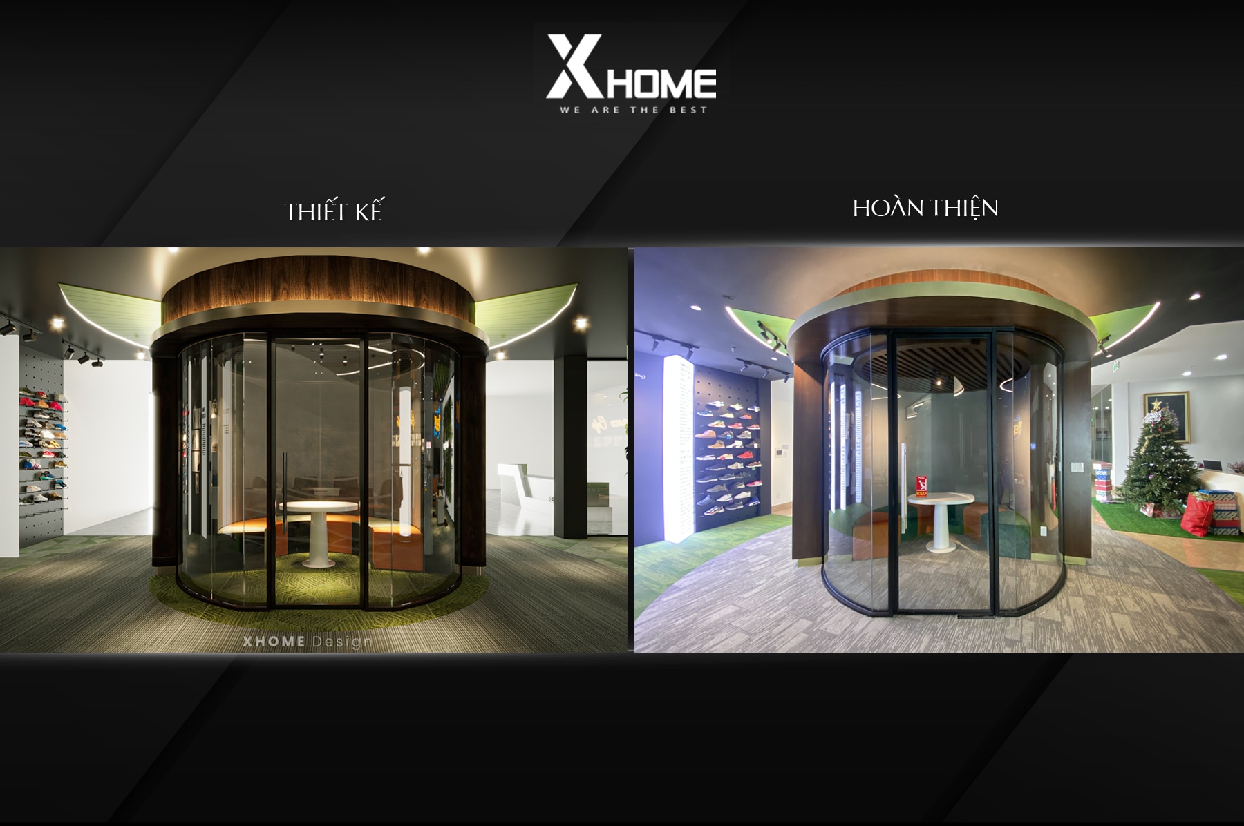 Dịch vụ Thi công Nội thất Showroom trọn gói, chuyên nghiệp, cam kết tiến độ 7 Thi công nội thất showroom cty Dệt Liên Châu