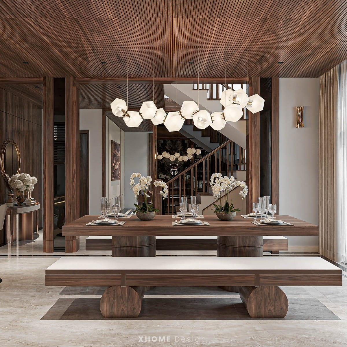 Thi công nội thất gỗ óc chó 2025: Báo Giá & 20+ Mẫu nội thất gỗ óc chó đẹp 3 Ý nghĩa phong thủy và đẳng cấp