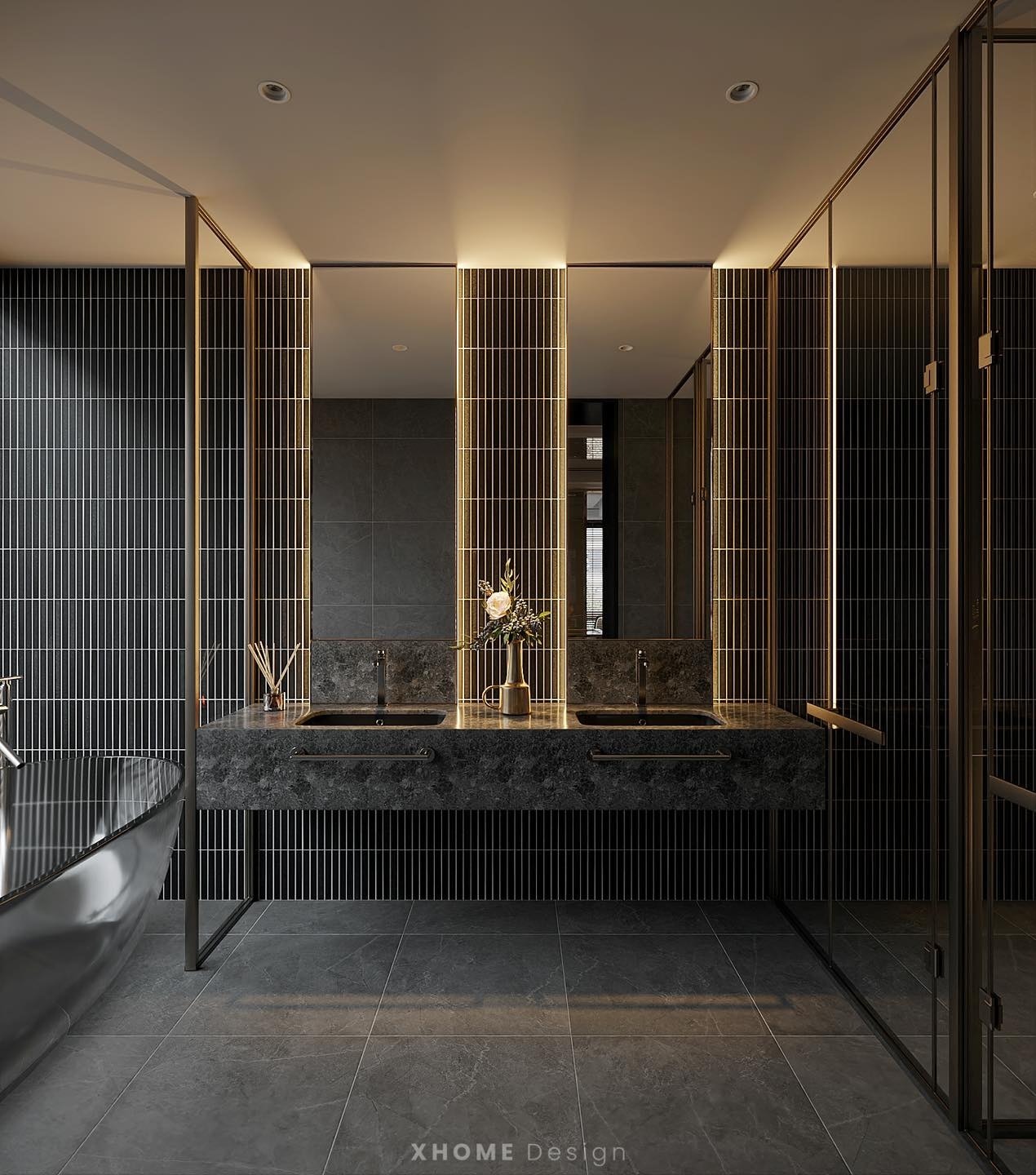 Gạch Mosaic hình chữ nhật (Rectangle/Subway Tile)