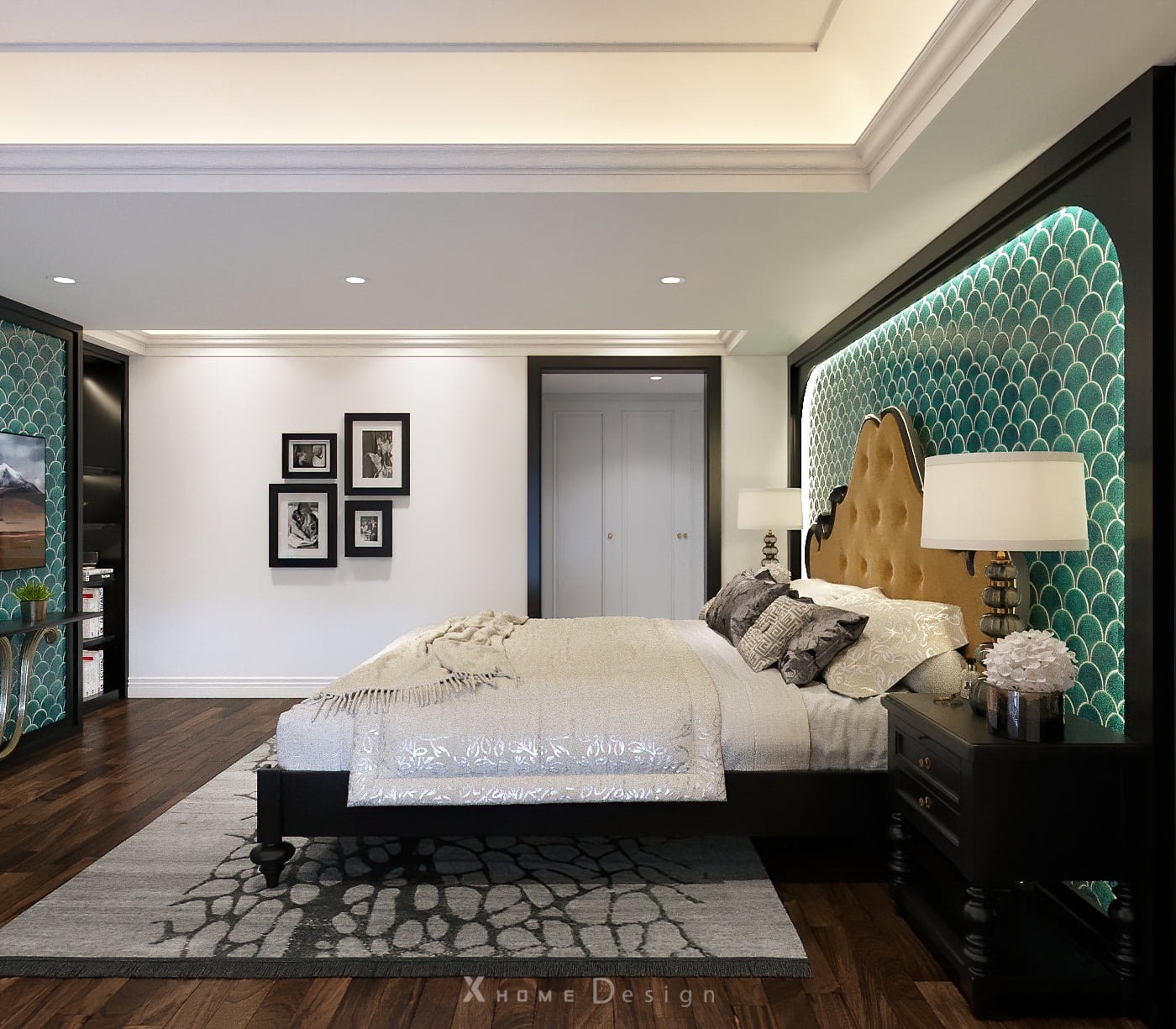 Gạch Mosaic ốp phòng ngủ