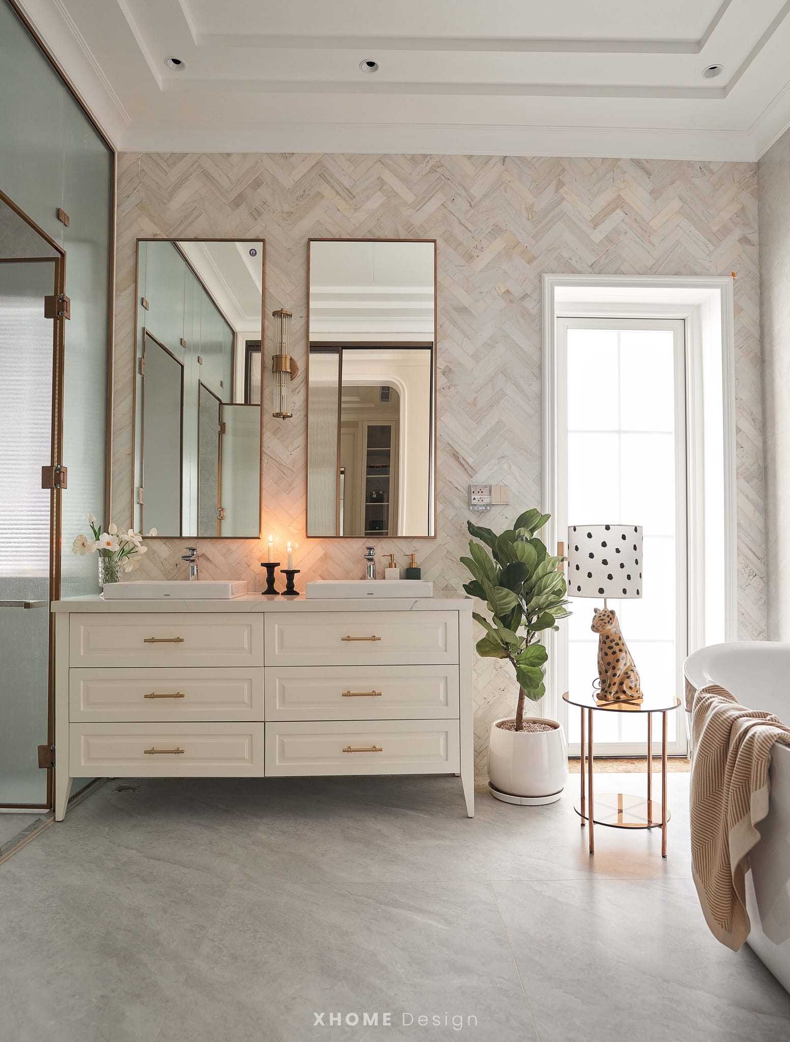 Gỗ công nghiệp là gì? Phân loại và ứng dụng trong thi công nội thất 17 Hệ tủ lavabo gỗ công nghiệp