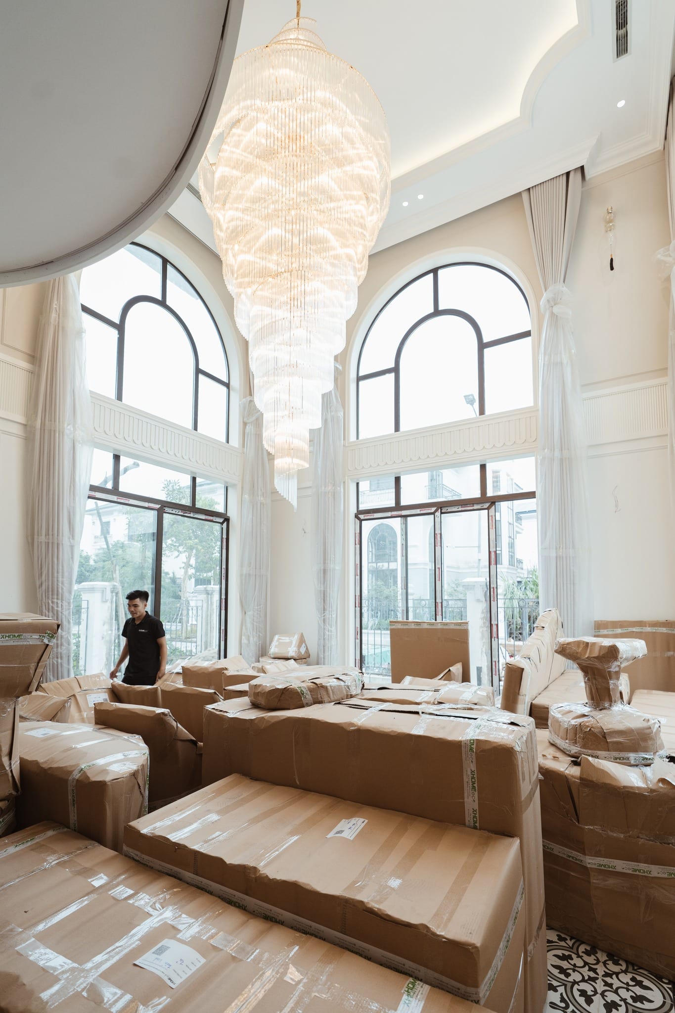 Thi công nội thất tân cổ điển: Báo giá & công trình thực tế 16 Quy trình thi công nội thất trọn gói tại XHOME Sài Gòn