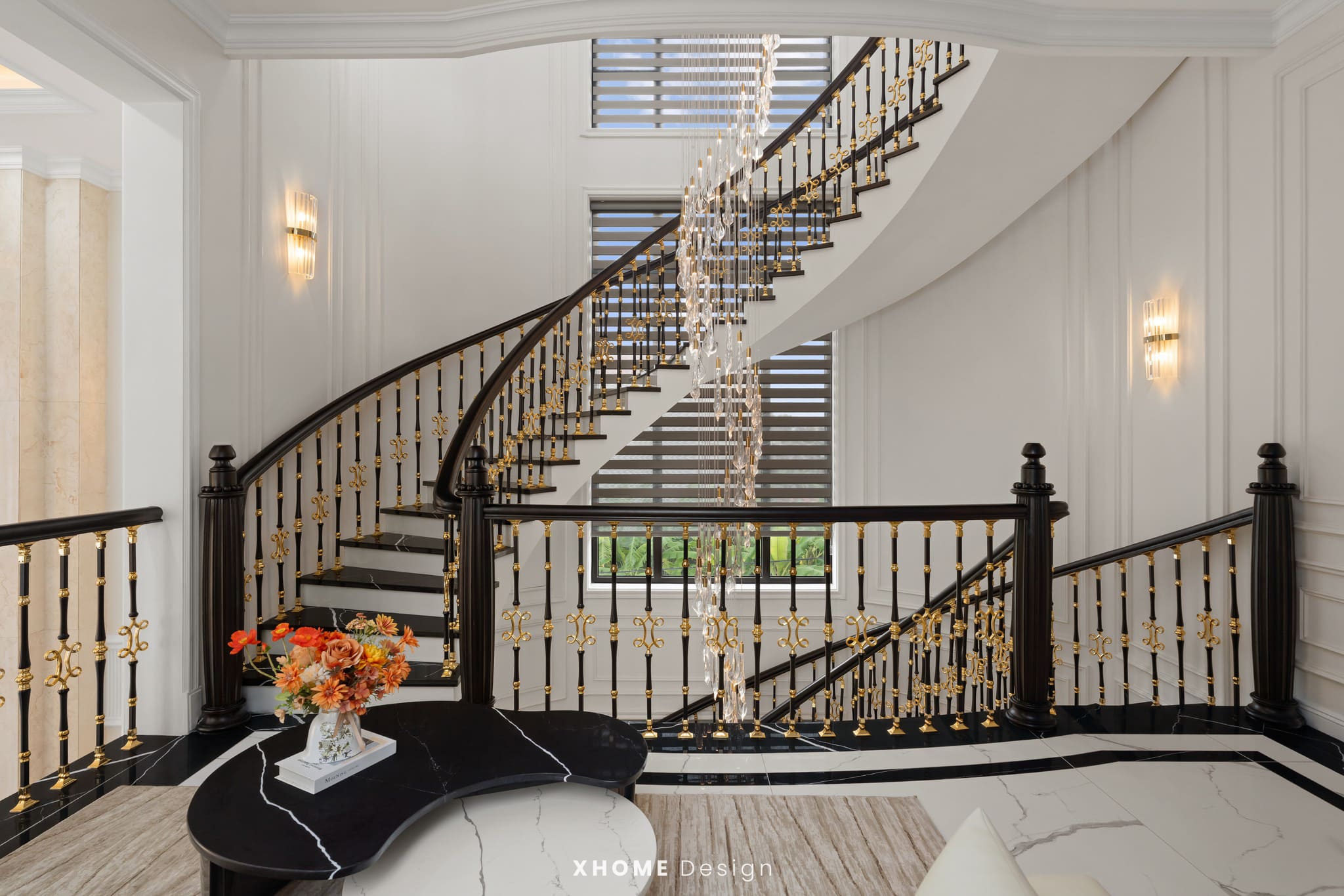 Thi công nội thất tân cổ điển: Báo giá & công trình thực tế 8 Thi công nội thất biệt thự tân cổ điển