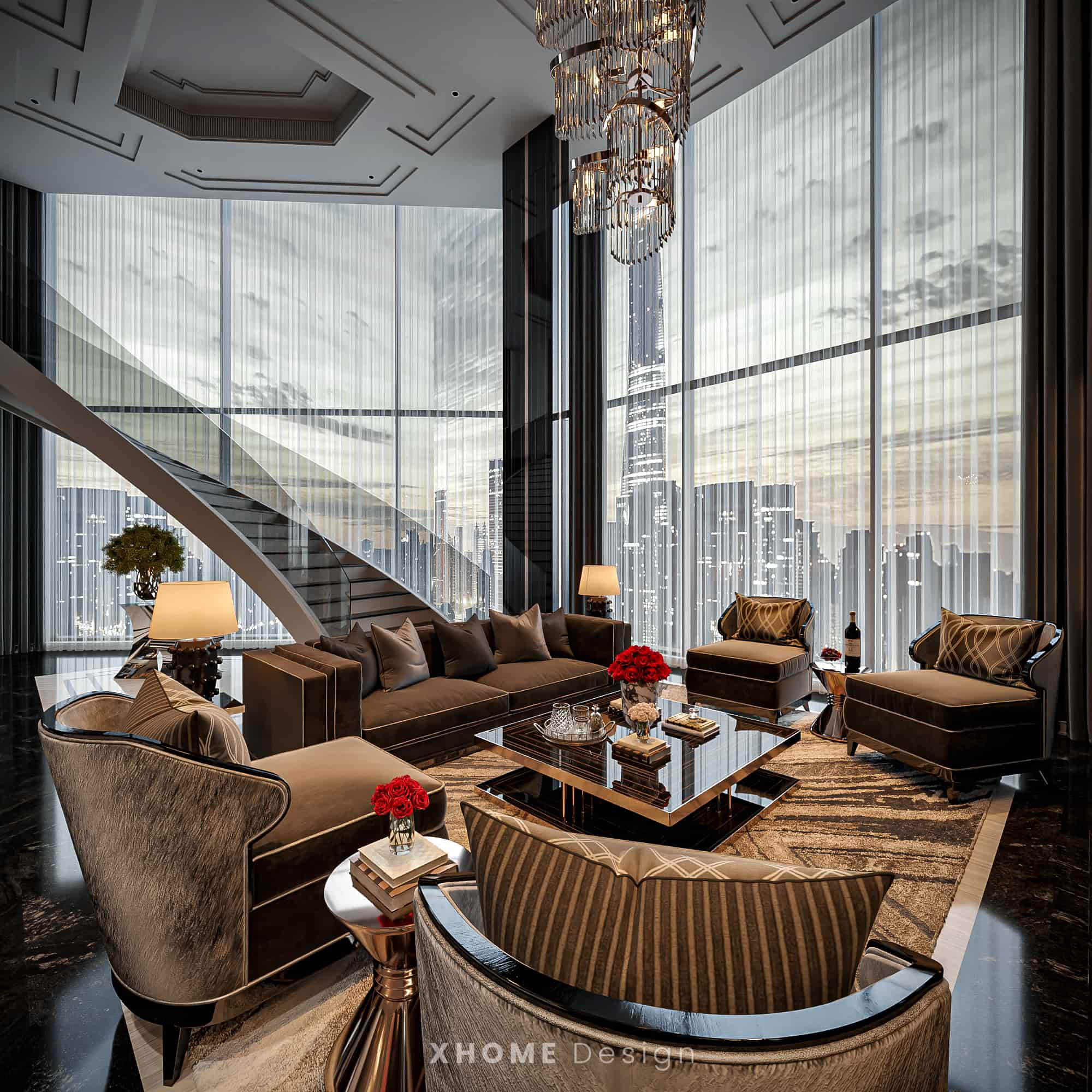 Thi công nội thất tân cổ điển: Báo giá & công trình thực tế 14 Thi công nội thất chung cư/Penthouse tân cổ điển