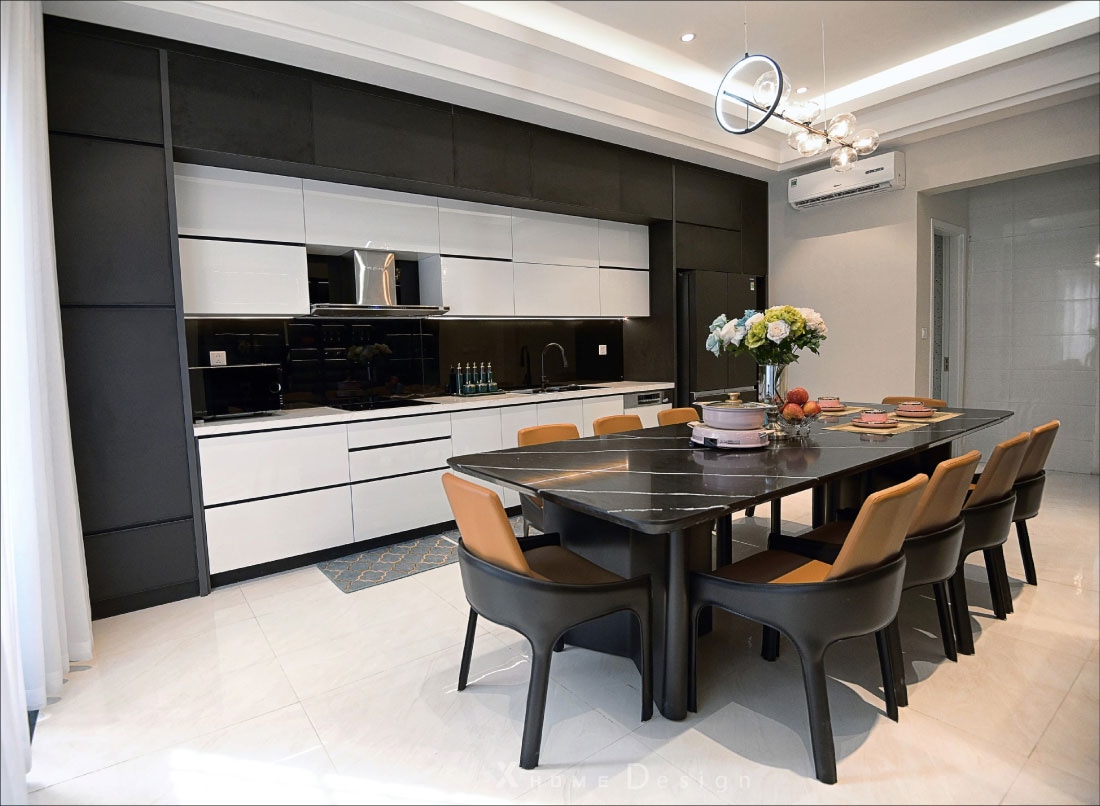 Thi công nội thất gỗ công nghiệp phòng bếp