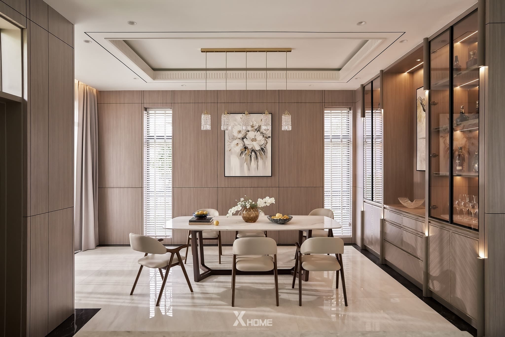 Thi công nội thất gỗ công nghiệp phòng bếp