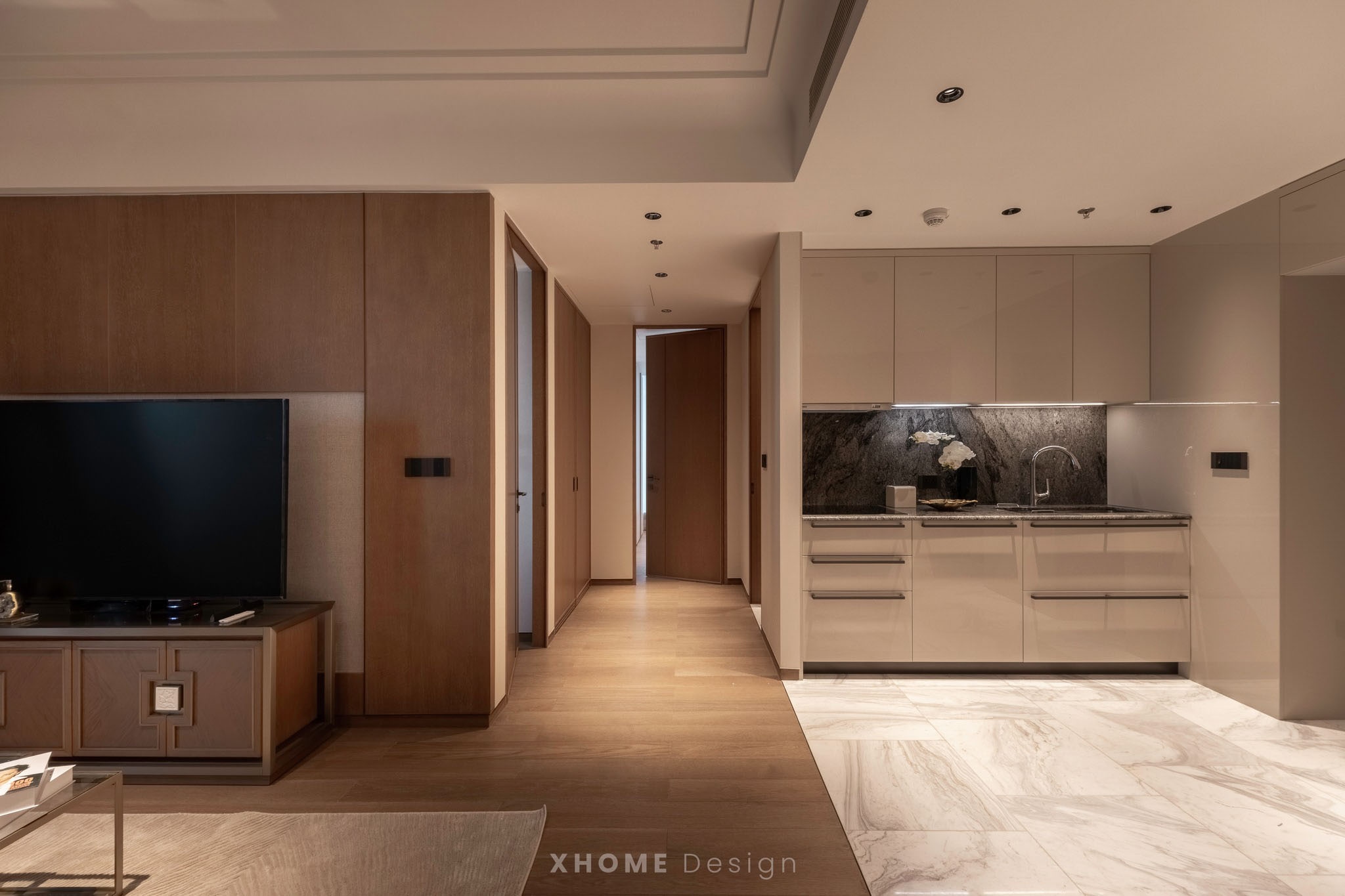 Thi công nội thất gỗ công nghiệp phòng bếp