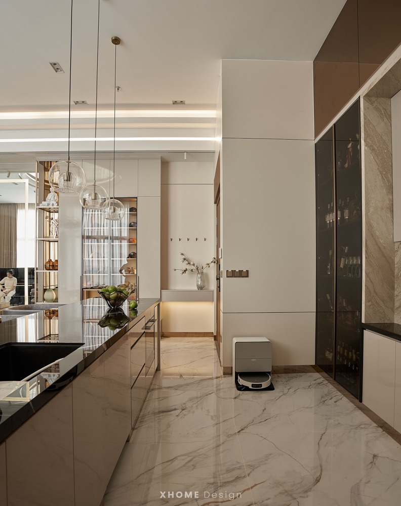 Thi công nội thất gỗ công nghiệp phong cách Luxury