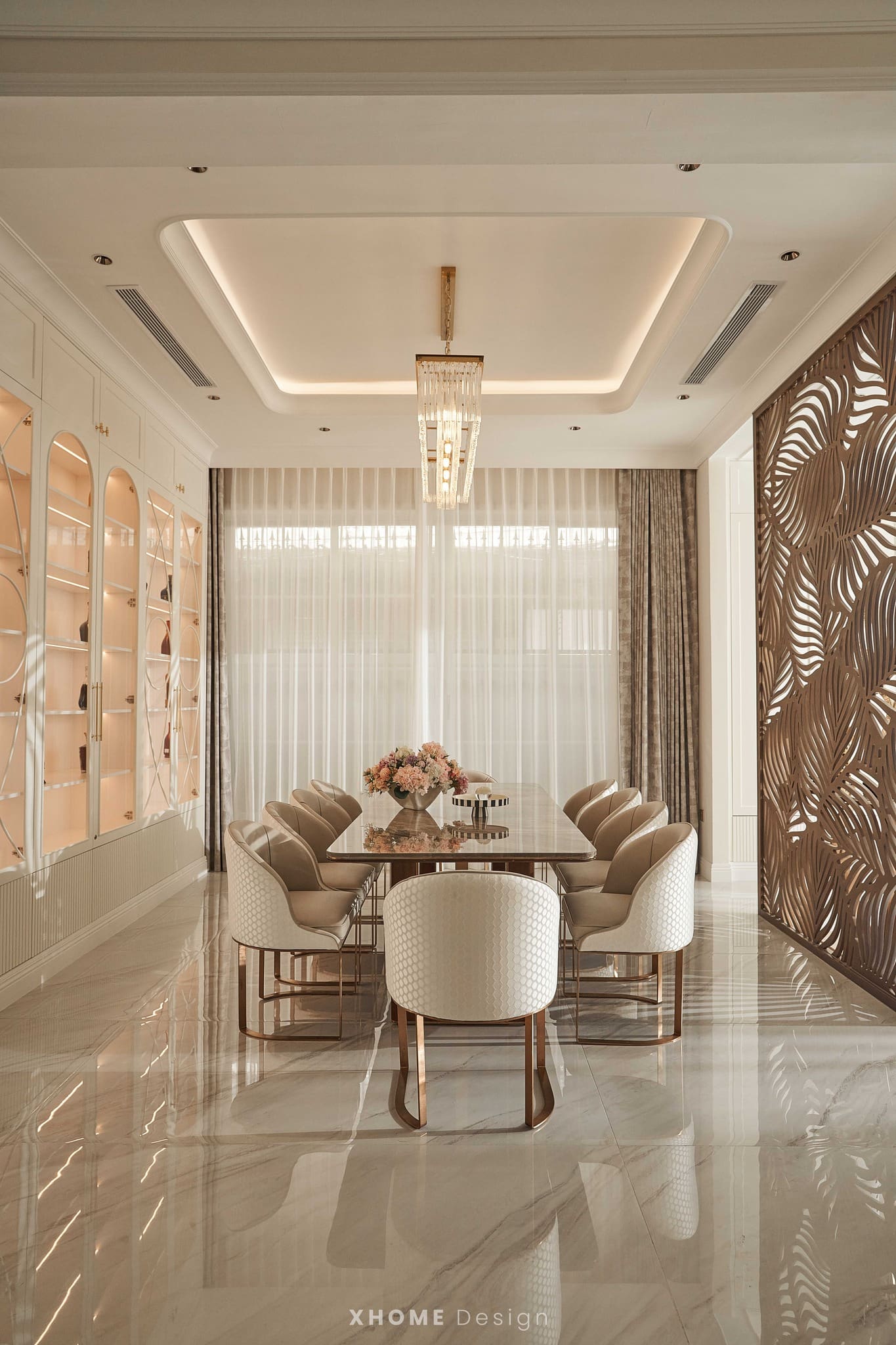 Thi công nội thất tân cổ điển: Báo giá & công trình thực tế 10 Thi công nội thất nhà phố/nhà ống tân cổ điển