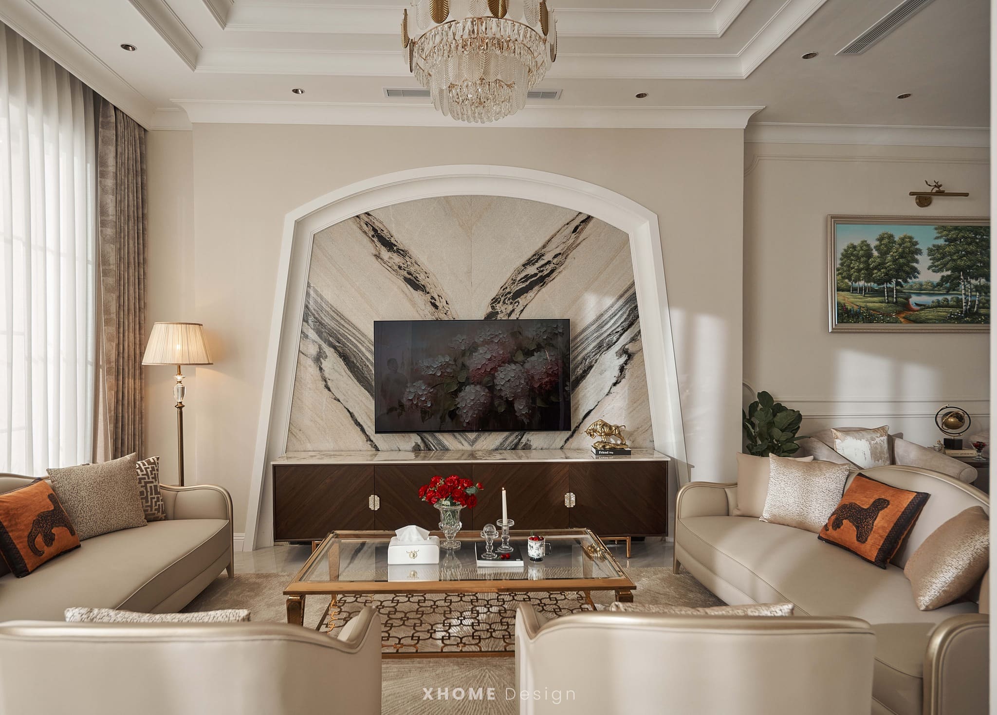 Thi công nội thất tân cổ điển: Báo giá & công trình thực tế 11 Thi công nội thất nhà phố/nhà ống tân cổ điển