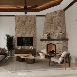 Thiết kế biệt thự phong cách Rustic TT Villa