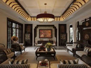 Thiết kế nội thất Villa Vinhomes Vu Yen phong cách Indochine