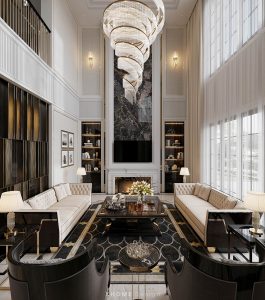 Thiết kế nội thất tân cổ điển Villa Vinhomes Co Loa