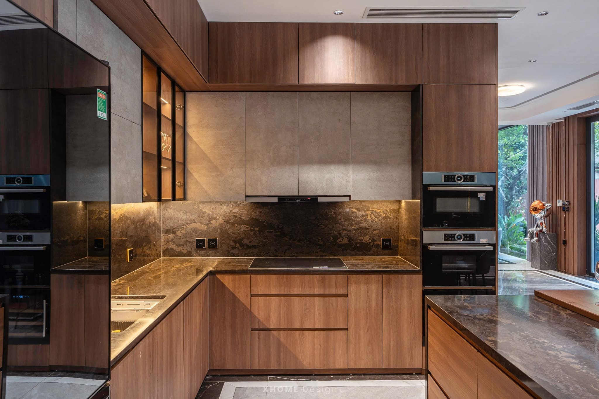 Gỗ công nghiệp là gì? Phân loại và ứng dụng trong thi công nội thất 6 Tủ bếp gỗ công nghiệp