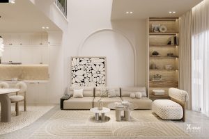 Mẫu nhà phố 3 nền đẹp phong cách hiện đại Garlic Building 29 Nội thất nhà phố phong cách Wabi Sabi Sang House