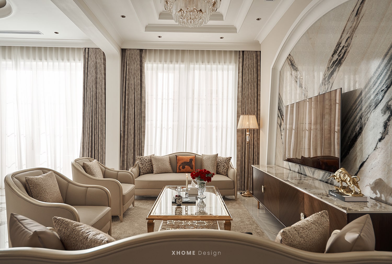 Nội thất phòng khách nhà phố - Bộ mặt của gia chủ