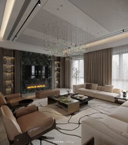 Thiết kế nội thất biệt thự Vinhomes Co Loa Villa phong cách Modern Luxury