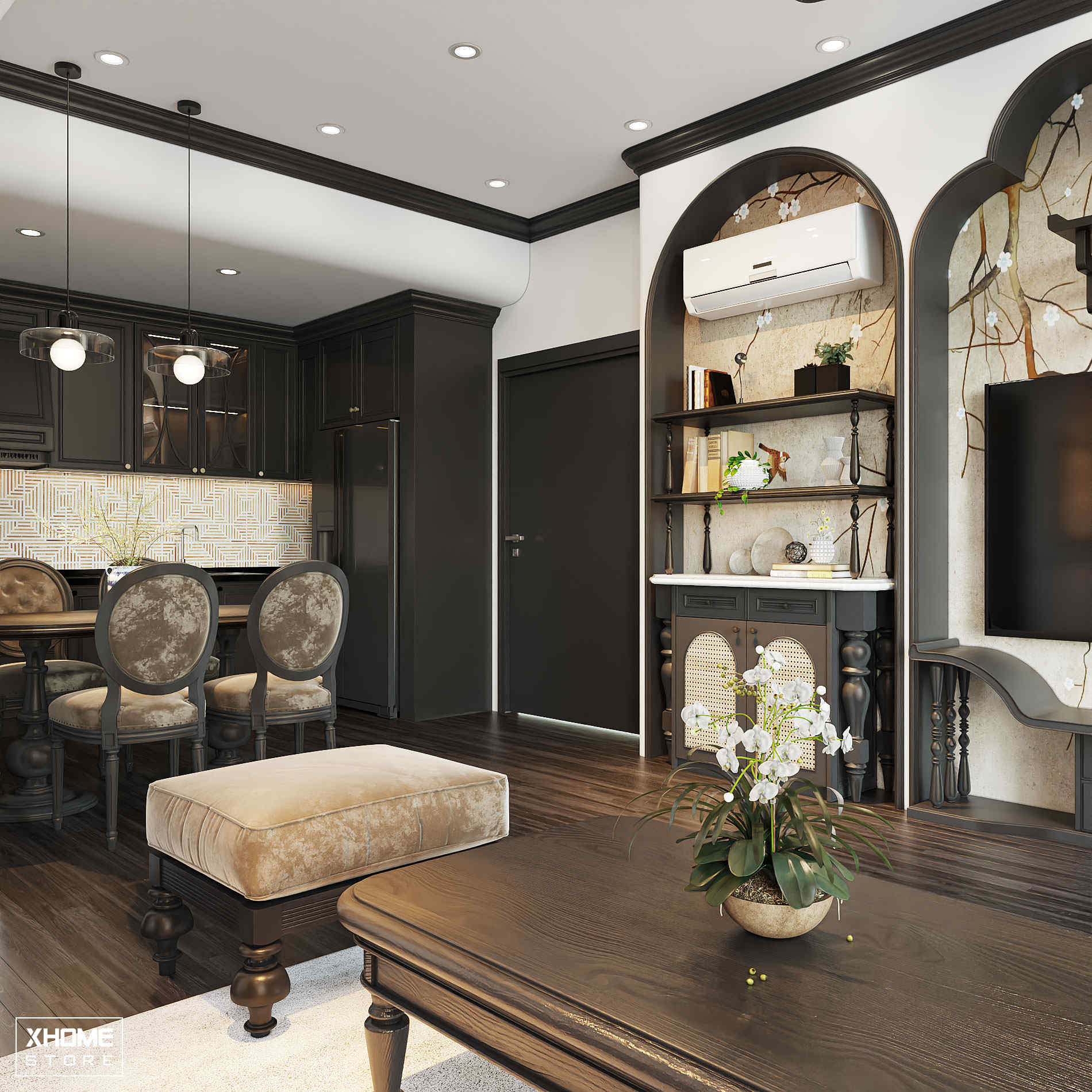 Báo Giá Và Giải Pháp Thi Công Nội Thất Nhà Phố 3 Tầng Trọn Gói 20