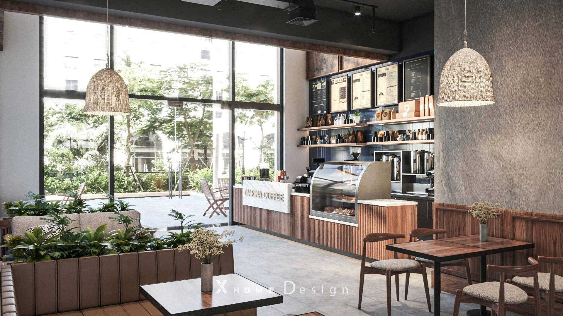 Bí Quyết Thiết Kế Và Thi Công Nội Thất Quán Cafe Thu Hút Khách Hàng 2