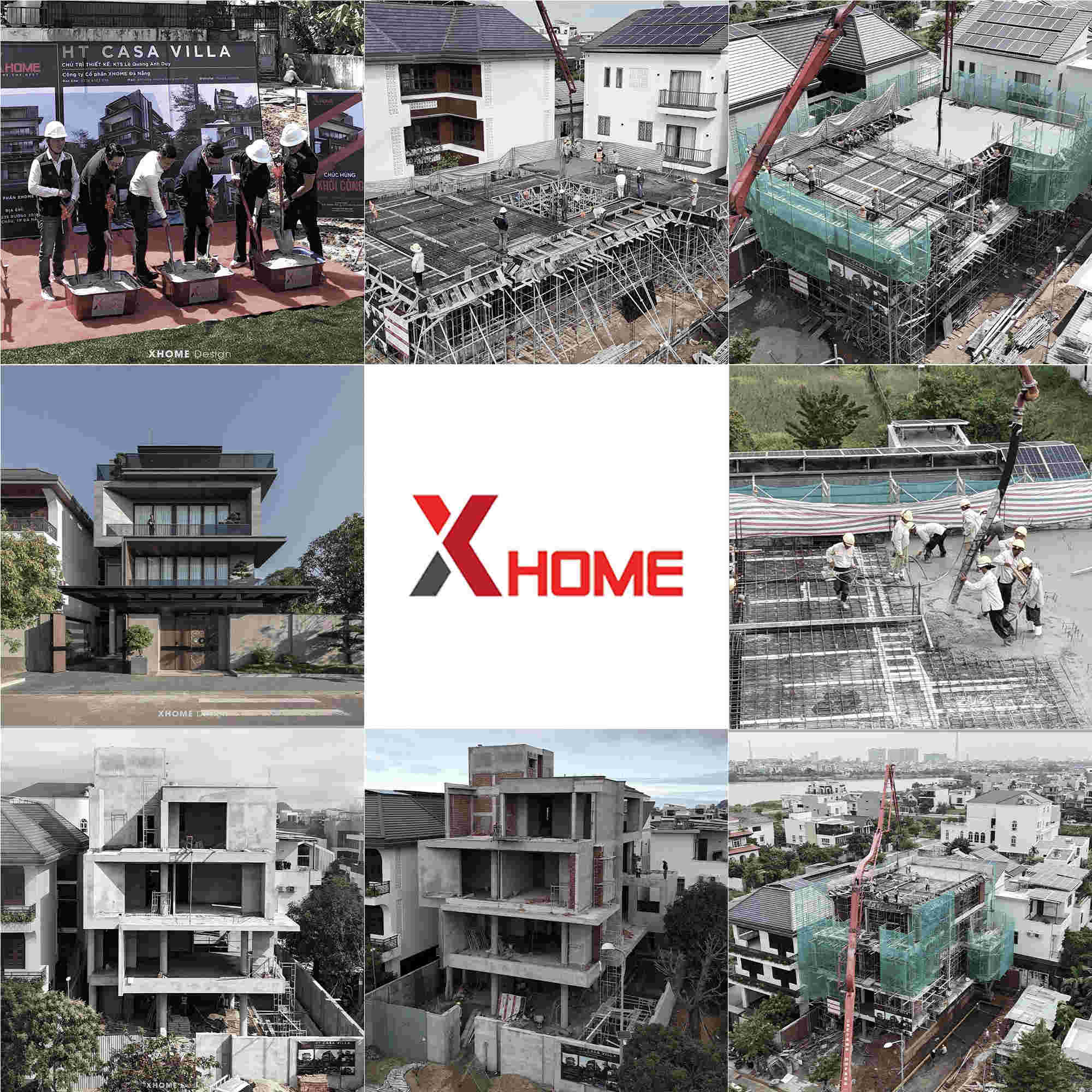 Quy trình xây dựng biệt thự