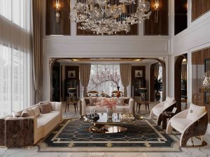 Thiết kế nội thất biệt thự hiện đại luxury Vinhomes Riverside Villa