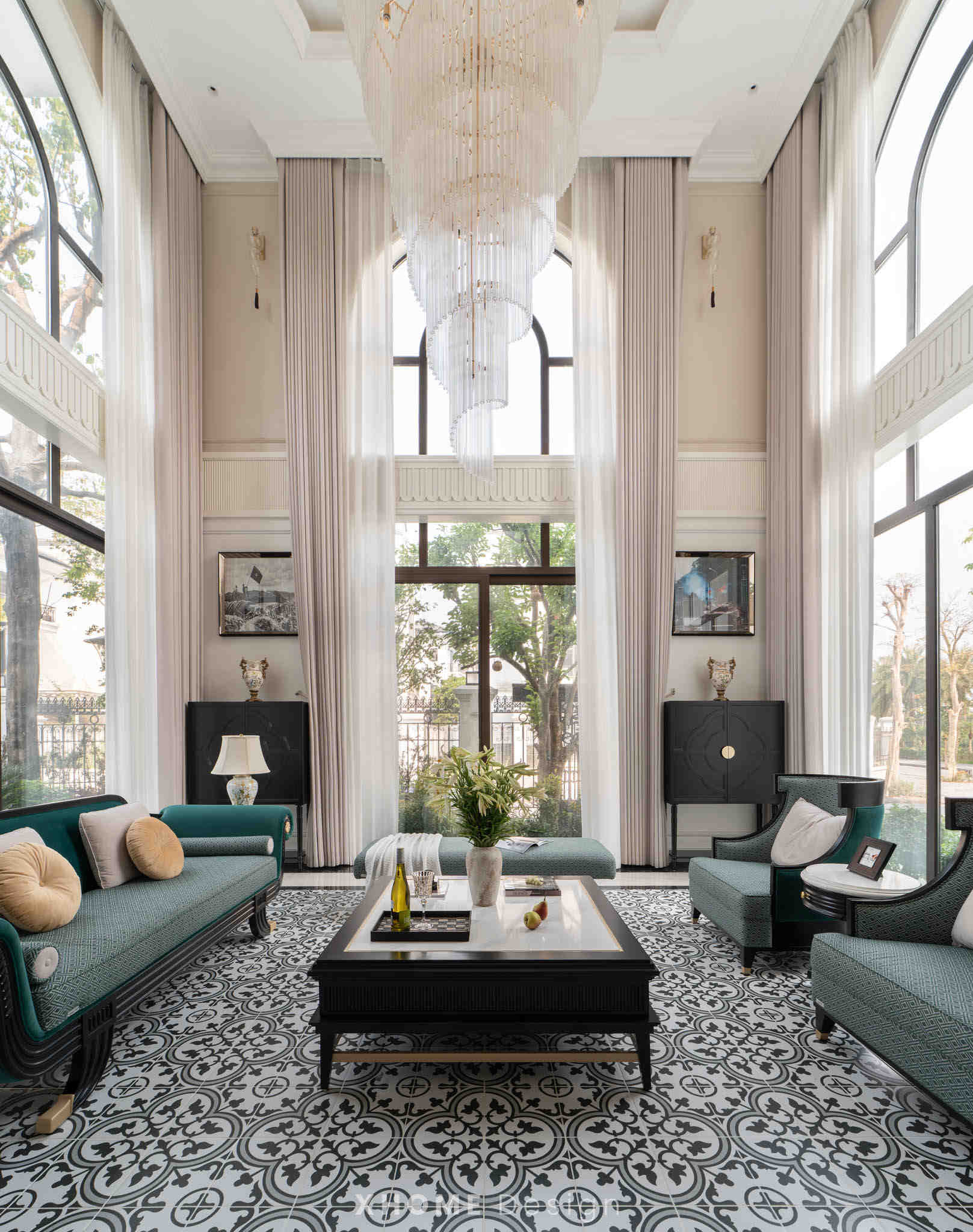 Thi công nội thất biệt thự Indochine Vinh Heritage Villa 39