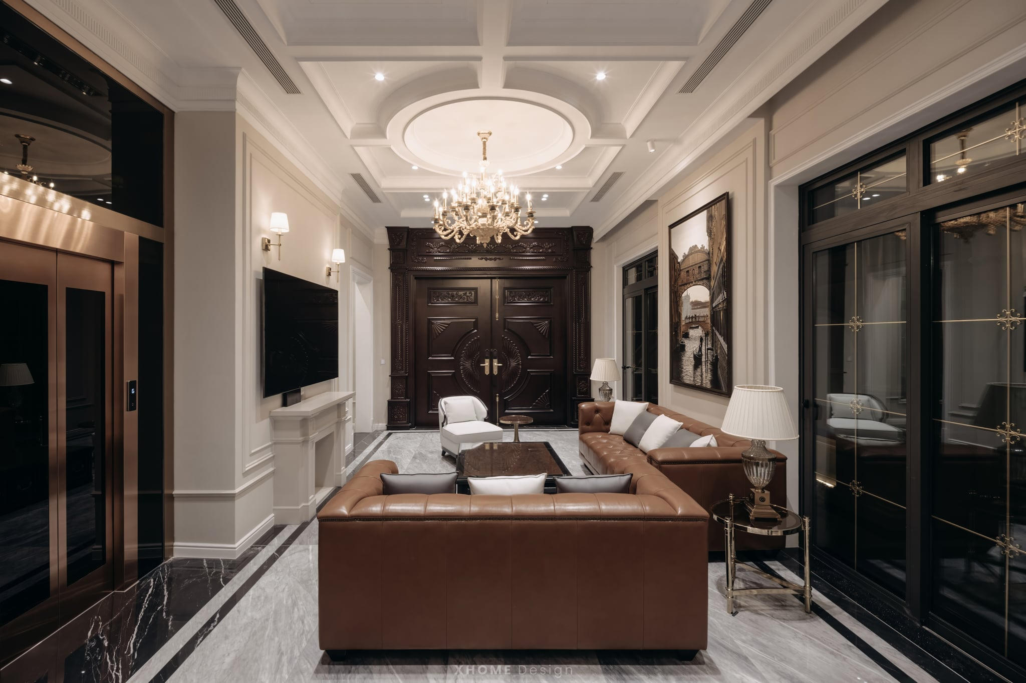 Price Quote for High-End, Complete Interior Design and Construction for Townhouses (Package 10) Luxury-style interior design project for a townhouse villa (Project 2).