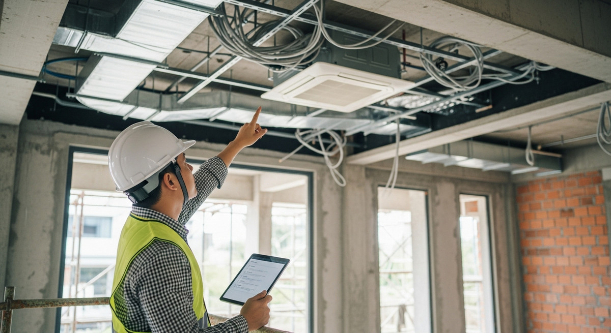 Kinh nghiệm thi công nội thất biệt thự: 5 sai lầm cần tránh & lưu ý cốt lõi 4 Giám sát phần thô và hệ thống MEP