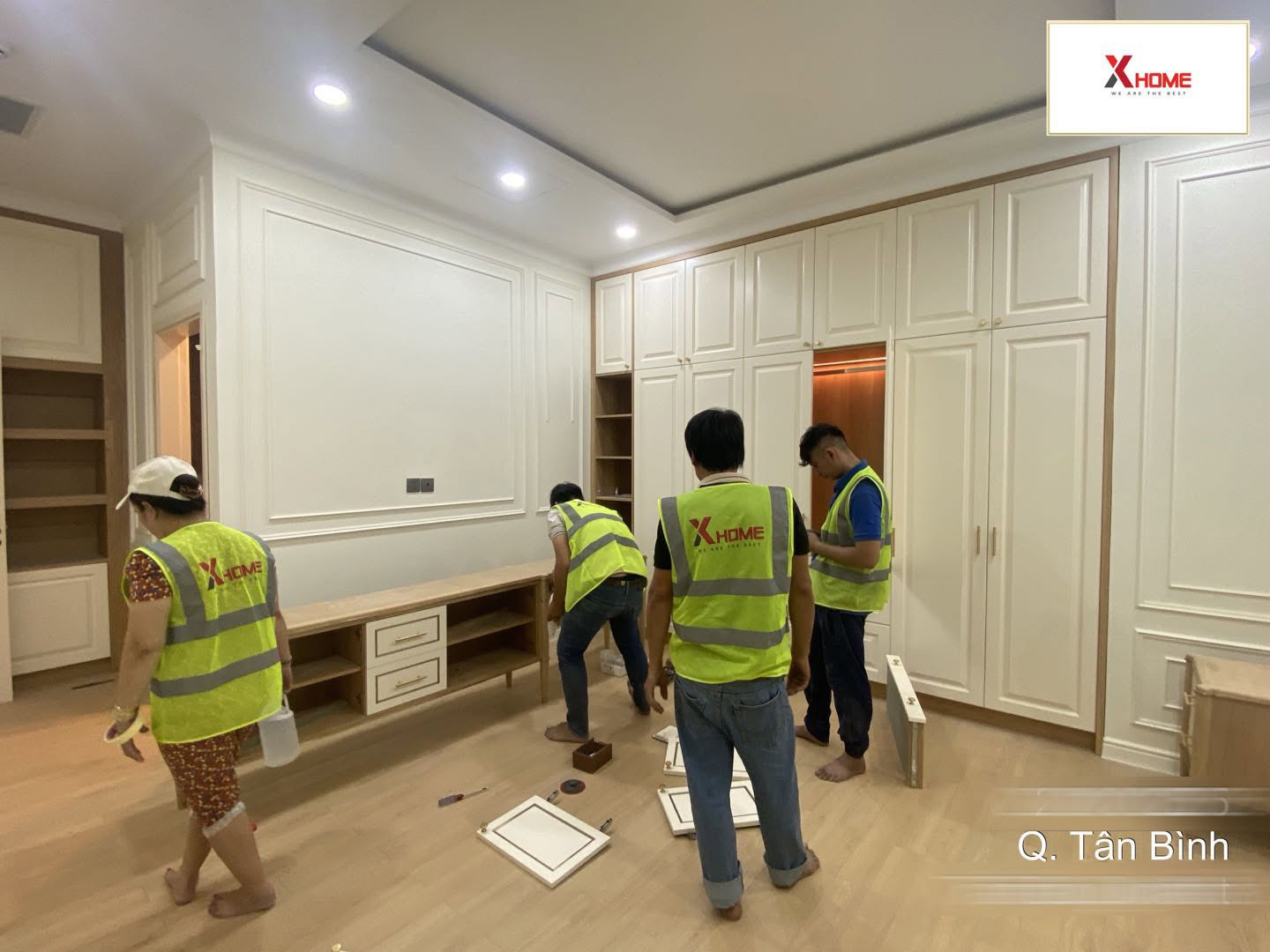 9+ lưu ý khi thi công nội thất biệt thự quan trọng nhất (tránh mất tiền oan) 4 Giám sát quá trình lắp đặt đồ nội thất fit-out