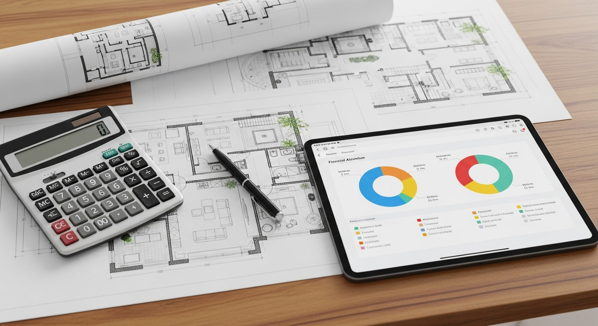 Kinh nghiệm thi công nội thất biệt thự: 5 sai lầm cần tránh & lưu ý cốt lõi 2 Lập bảng dự toán chi phí thi công nội thất biệt thự