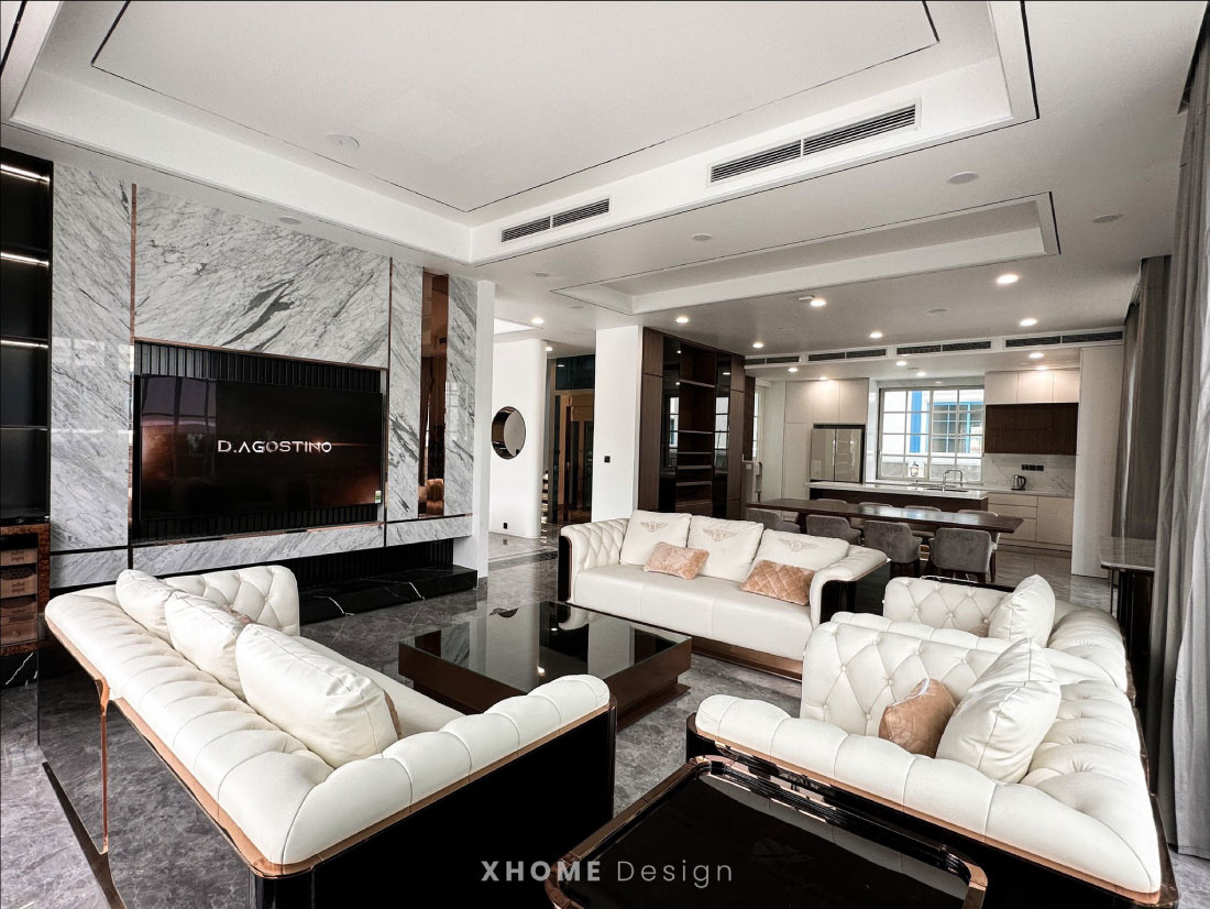 Báo Giá & Mẫu Thi Công Nội Thất Biệt Thự Hiện Đại Đẳng Cấp XHOME 7 Mẫu thi công biệt thự song lập hiện đại tối ưu không gian - Marlloca Villa 4